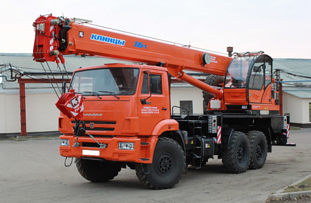 Продажа автокрана Клинцы КС-45719-7К грузоподъемностью 16 тонн в г. Екатеринбург